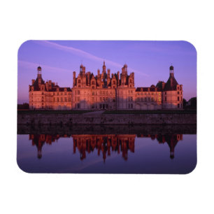 Chateau Chambord at sunset, Loire Valley, France Magnet