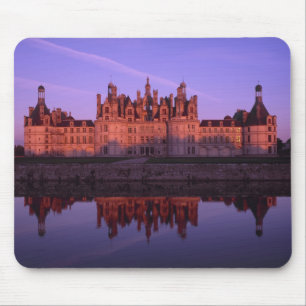 Chateau Chambord at sunset, Loire Valley, France Mouse Pad