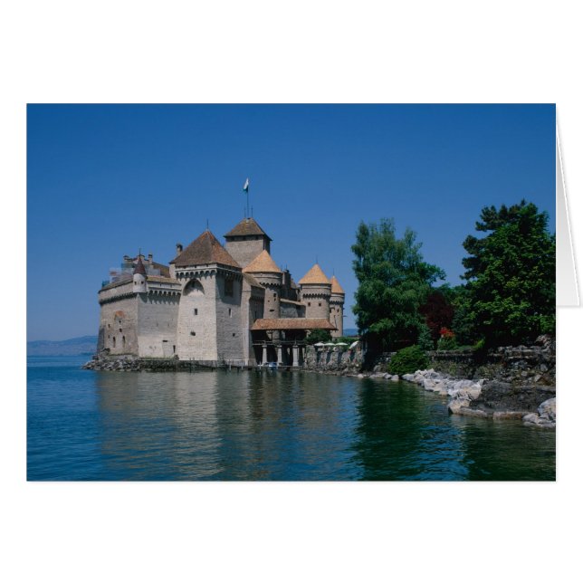 Chateau Chillon, Lake Geneva, Vaud Canton, (Front Horizontal)