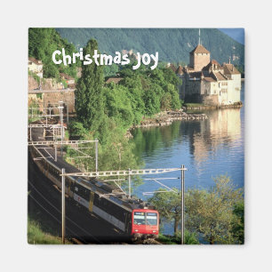 Chateau Chinon, beside Lake Geneva 6 Magnet