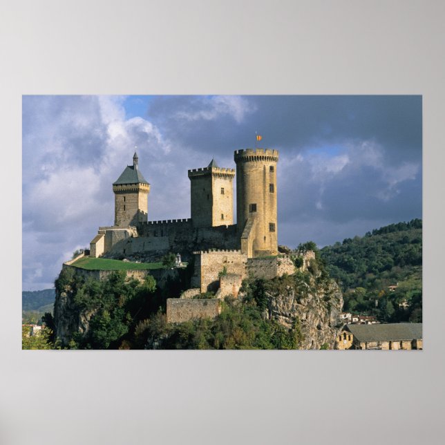 Chateau Comtal Chateau of the Counts of Poster (Front)