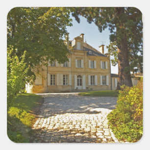 Chateau Cos Labory in Saint St Estephe, wrought Square Sticker