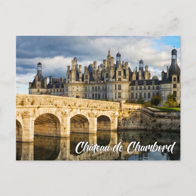 Chateau de Chambord, Chambord, France Postcard (Front)