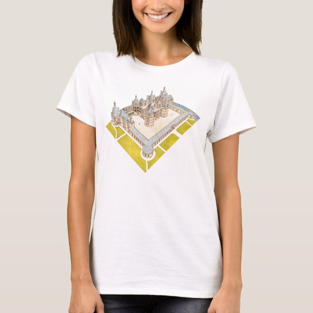Chateau de Chambord Chambord Loir-et-Cher T-Shirt (Front)