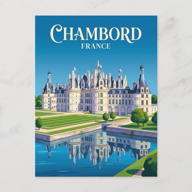 Château de Chambord France Postcard (Front)