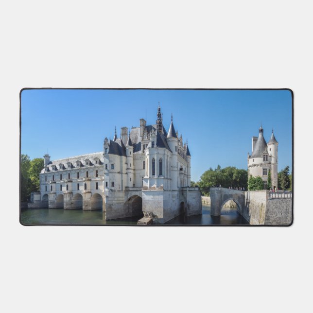 Chateau de Chenonceau in the Loire Valley - France Desk Mat (Front)