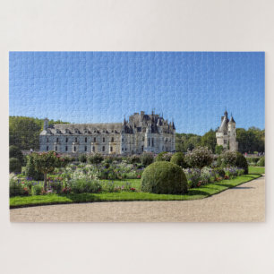 Chateau de Chenonceau in the Loire Valley - France Jigsaw Puzzle