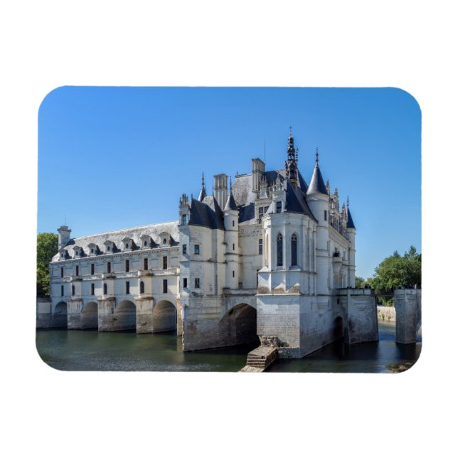 Chateau de Chenonceau in the Loire Valley - France Magnet (Horizontal)