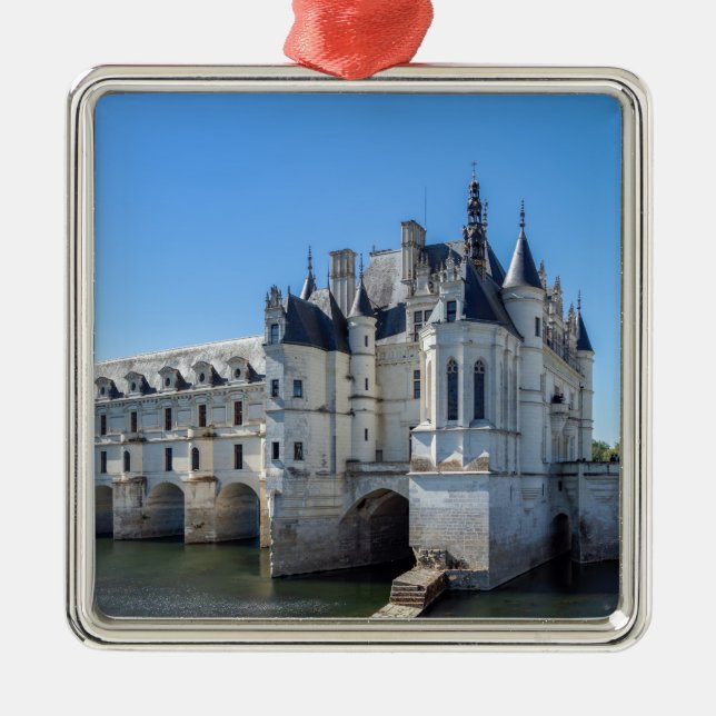 Chateau de Chenonceau in the Loire Valley - France Metal Ornament (Front)