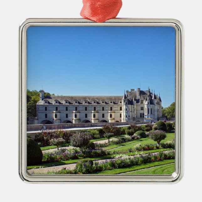 Chateau de Chenonceau in the Loire Valley - France Metal Ornament (Front)