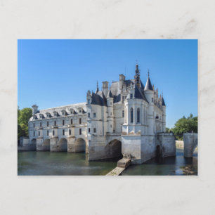 Chateau de Chenonceau in the Loire Valley - France Postcard