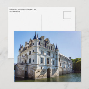 Chateau de Chenonceau in the Loire Valley - France Postcard