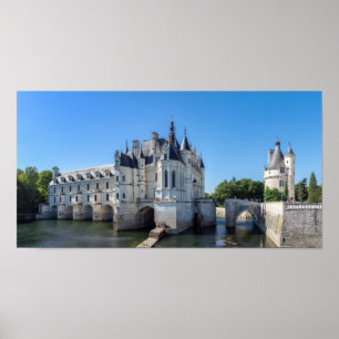 Chateau de Chenonceau in the Loire Valley - France Poster