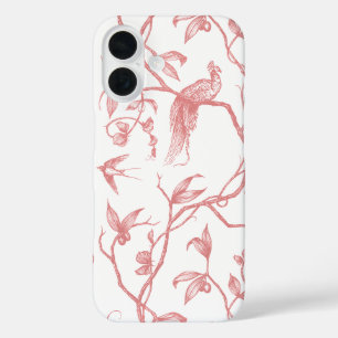 Chateau de Colombe Peacock toile iphone case