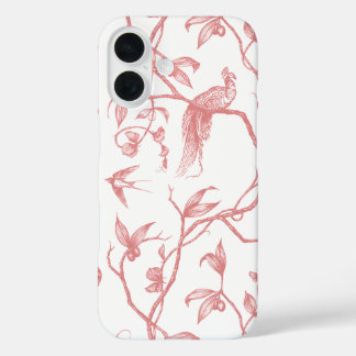 Chateau de Colombe Peacock toile iphone case