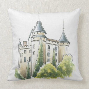 Chateau de Mercues, France Cushion