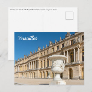 Chateau de Versailles facade - France Postcard