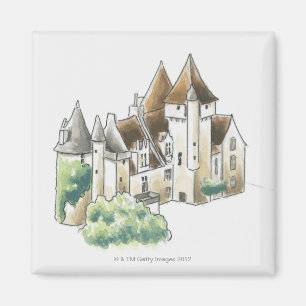 Chateau des Milandes, France Magnet