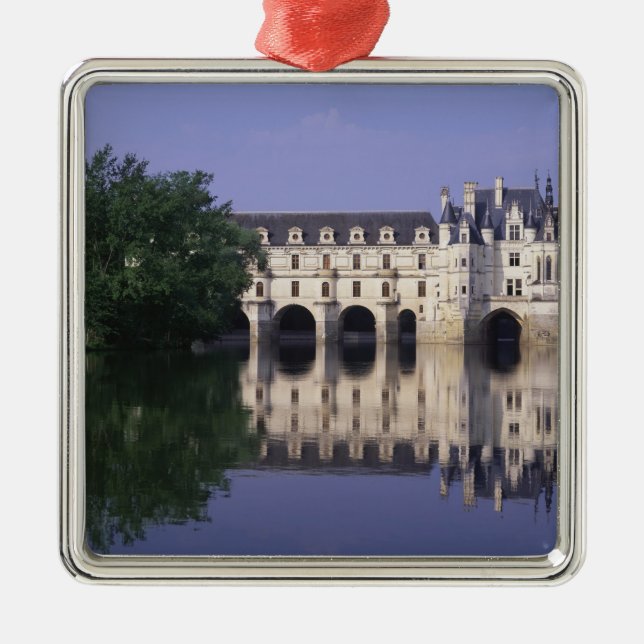 Chateau du Chenonceau, Loire Valley, Metal Ornament (Front)