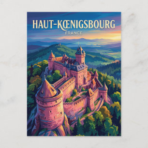 Château du Haut-Kœnigsbourg France Postcard