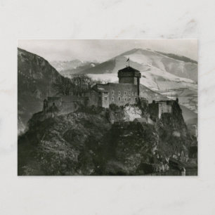 Château fort de Lourdes, France Vintage Postcard