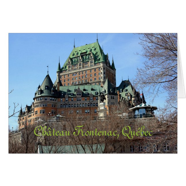 Château Frontenac, Québec, Canada (Front Horizontal)