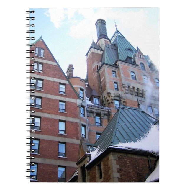 Chateau Frontenac, Quebec, Canada Notebook (Front)