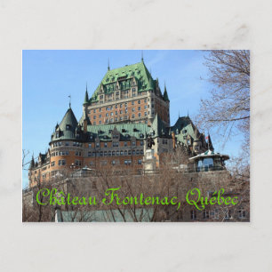 Château Frontenac, Québec, Canada Postcard