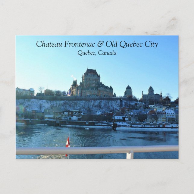 Chateau Frontenac, Quebec, Canada Postcard (Front)