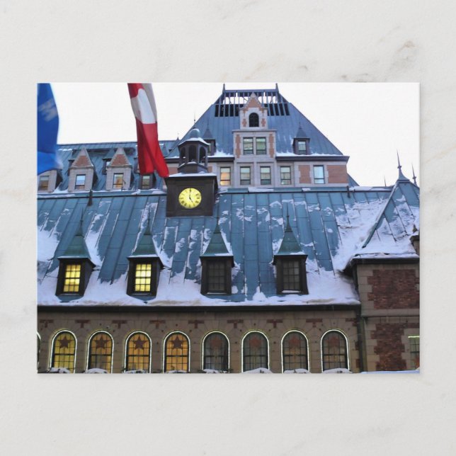 Chateau Frontenac, Quebec, Canada Postcard (Front)