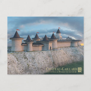 Château-Gaillard, at the sunrise Postcard