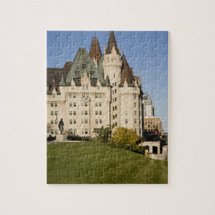 Chateau Laurier Hotel in Ottawa, Ontario, Canada Jigsaw Puzzle