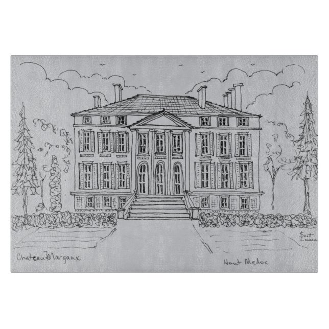 Chateau Margaux | Bordeaux, France Cutting Board (Front)