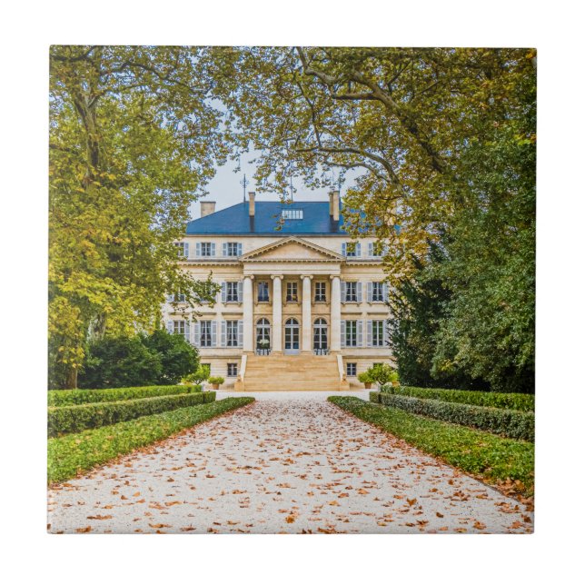 Chateau Margaux, France Ceramic Tile (Front)