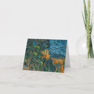 Chateau Noir, Black Castle by Paul Cezanne Thank You Card