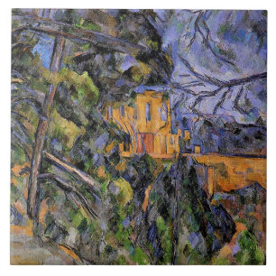 Chateau Noir by Paul Cezanne Ceramic Tile