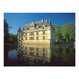 Chateau of Azay-le-Rideau, Indre-et-Loire, 3 Photo Print