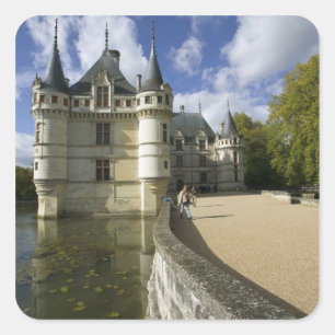 Chateau of Azay-le-Rideau, Indre-et-Loire, 3 Square Sticker