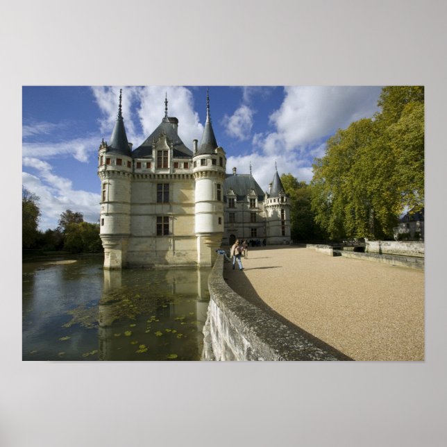Chateau of Azay-le-Rideau, Indre-et-Loire, Poster (Front)
