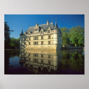Chateau of Azay-le-Rideau, Indre-et-Loire, Poster