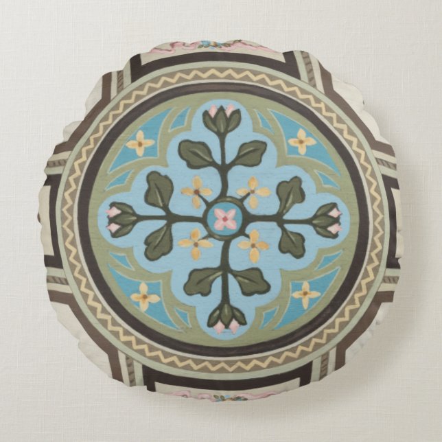 Chateau Panel II Round Cushion (Front)