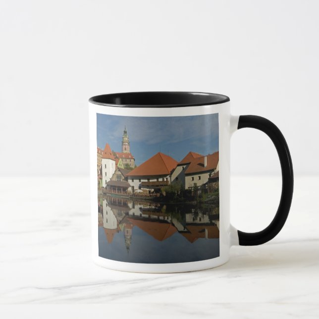 Chateau tower, Vltava River, Cesky Krumlov, Mug (Right)
