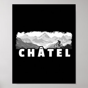 Châtel France Mountain Biking Mtb Cycling  Poster