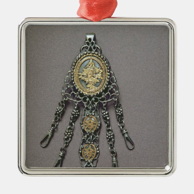Chatelaine, late 18th century metal ornament (Front)
