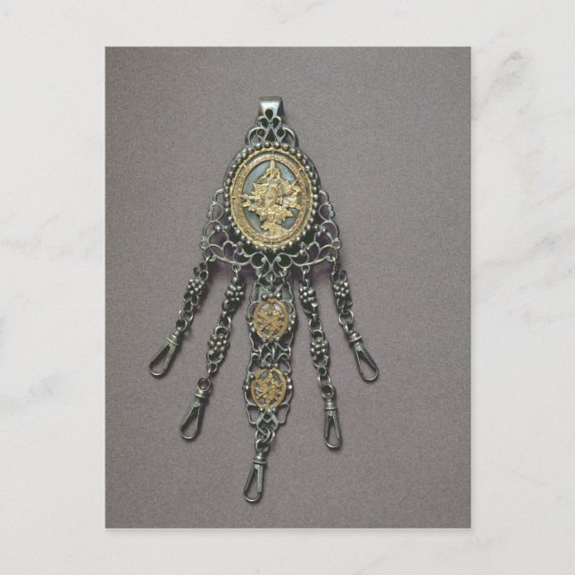 Chatelaine, late 18th century postcard (Front)