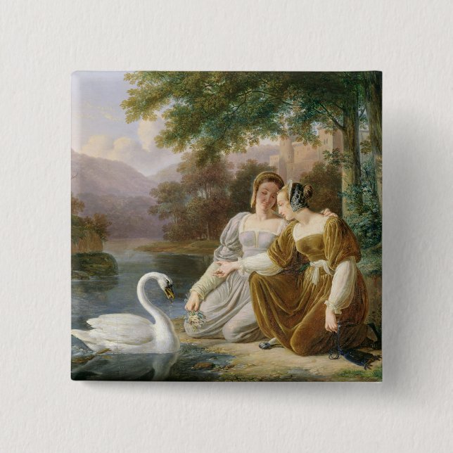 Chatelaines 15 Cm Square Badge (Front)