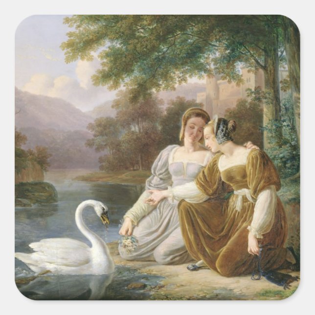 Chatelaines Square Sticker (Front)