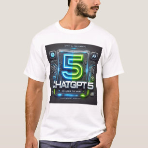 ChatGPT 5 AI T-Shirt   Futuristic Tech & AI Lovers