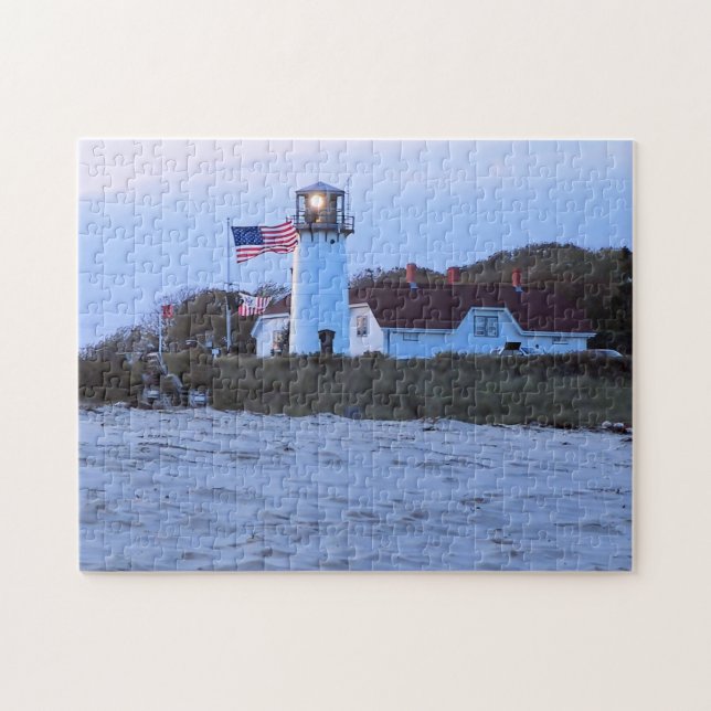 Chatham Lighthouse, Cape Cod Massachusetts Jigsaw Puzzle (Horizontal)