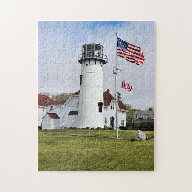 Chatham Lighthouse, Cape Cod Massachusetts Puzzle (Vertical)